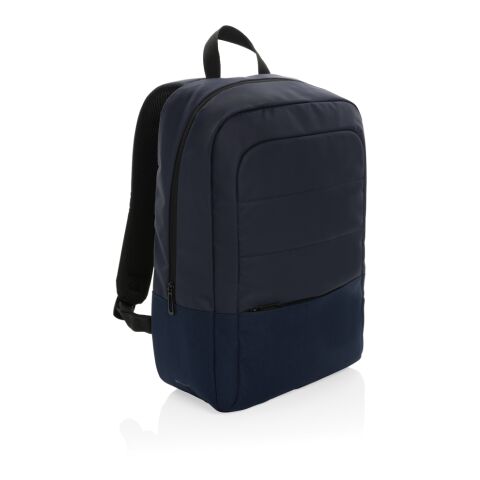 "Sac à dos pour ordinateur 15,6"" en rPET AWARE™ Armond" bleu marine | sans marquage | non disponible | non disponible