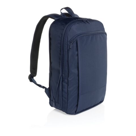 Sac à dos ordinateur 15,6 extensible en rPET Aware™ Flexpack bleu marine | sans marquage | non disponible | non disponible