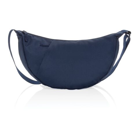 Sac bandoulière XL en rPET AWARE™ Crescent bleu marine | sans marquage | non disponible | non disponible | non disponible
