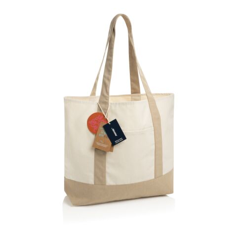 Sac cabas 350gsm en coton recyclé AWARE™ SHOP LOCAL blanc | sans marquage | non disponible | non disponible | non disponible