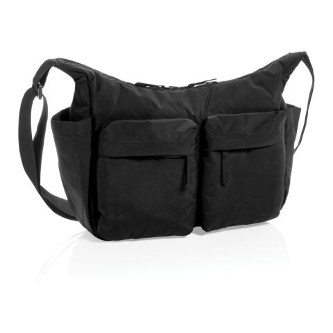 Sac bandoulière en nylon recyclé RCS KENTO URBAN noir