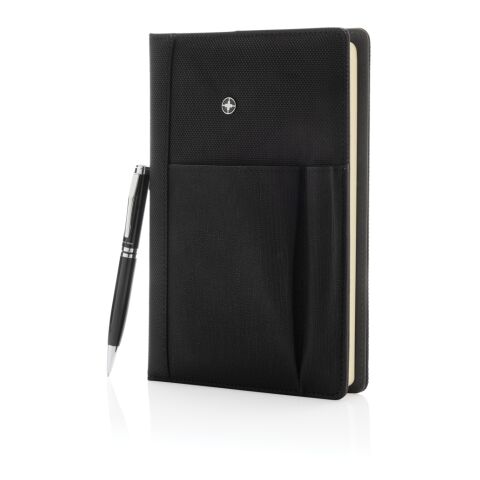 Set carnet de notes A5 et stylo noir | sans marquage | non disponible | non disponible | non disponible