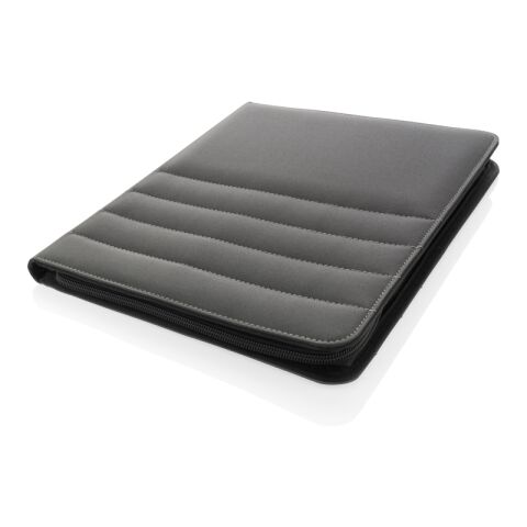 Conférencier A4 zippé Impact en rPET AWARE™ gris | sans marquage | non disponible | non disponible