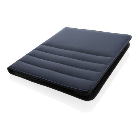 Conférencier A4 zippé Impact en rPET AWARE™ bleu marine | sans marquage | non disponible | non disponible