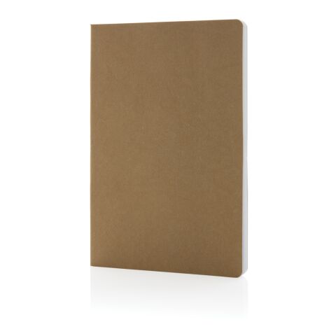 Cahier A5 en papier kraft Salton marron | sans marquage | non disponible | non disponible