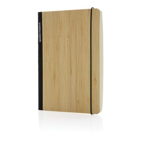 Carnet de notes A5 en bambou Scribe noir | sans marquage | non disponible | non disponible
