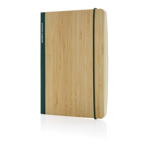 Carnet de notes A5 en bambou Scribe vert | sans marquage | non disponible | non disponible