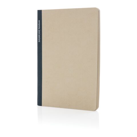 Carnet A5 en papier de canne à sucre certifié Bonsucro bleu | sans marquage | non disponible | non disponible