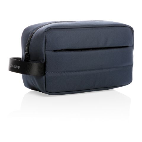 Trousse de toilette Impact en rPET AWARE™ bleu marine | sans marquage | non disponible | non disponible | non disponible