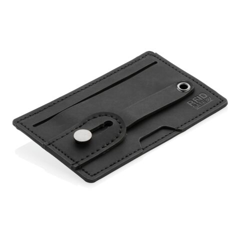 Porte cartes téléphone 3 en 1 noir | sans marquage | non disponible | non disponible | non disponible