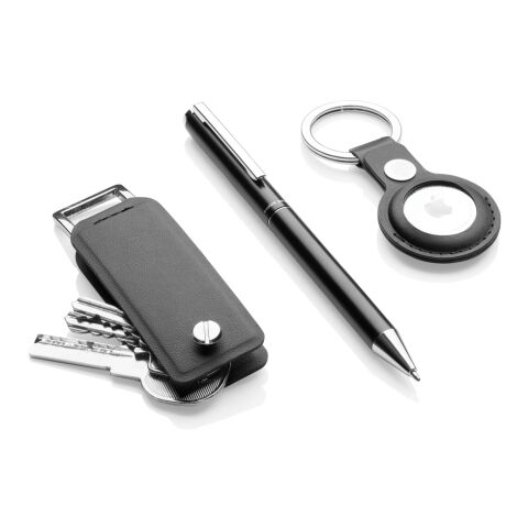 Coffret cadeau 3 pcs en PU recyclé RCS Swiss Peak Tula noir | sans marquage | non disponible | non disponible