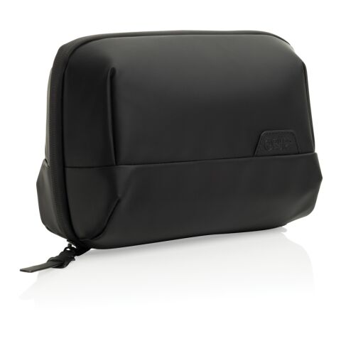 Trousse de toilette pliable Swiss Peak OSLO RCS noir | sans marquage