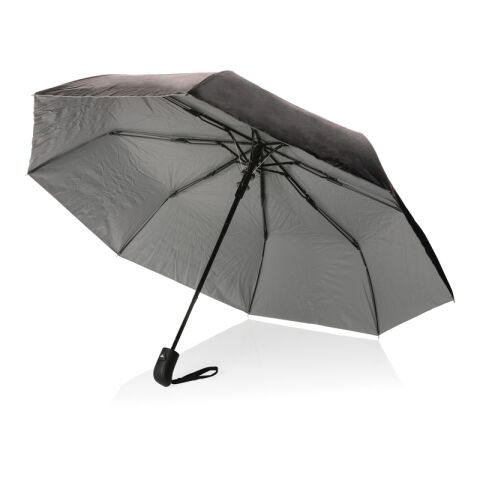 Mini parapluie 21&quot; en rPET 190T bi couleur Impact AWARE™ argent | sans marquage | non disponible | non disponible