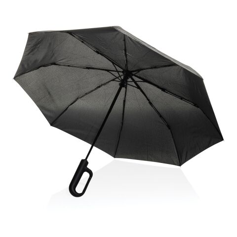 Parapluie 21&#039;&#039; avec mousqueton en rPET AWARE™ Yara noir | sans marquage | non disponible | non disponible