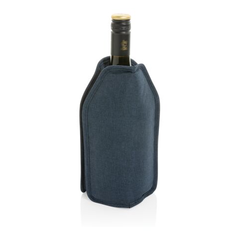 Housse réfrigérante à vin Vino en rPET AWARE™ bleu marine