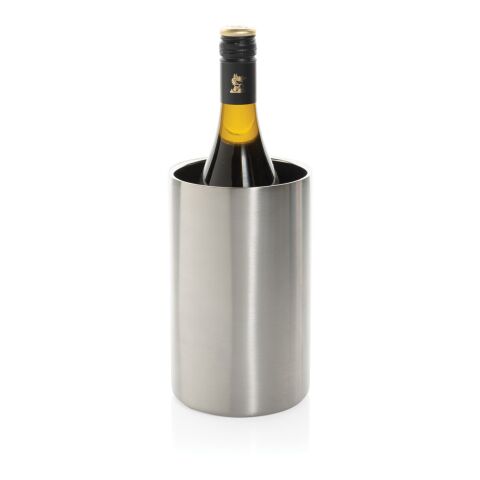 Seau à vin en acier inoxydable recyclé RCS Vino argent | sans marquage | non disponible | non disponible