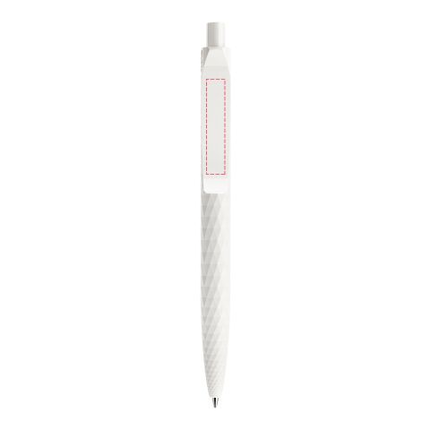 Prodir QS01 stylo à bille à poussoir mat blanc | non disponible | sans marquage