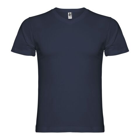 T-shirt Samoyedo à col en V et manches courtes pour homme Standard | Navy Blue | roly-M | sans marquage | non disponible | non disponible | non disponible