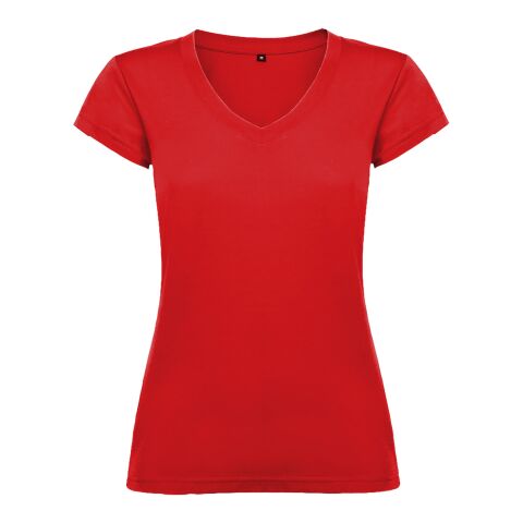 T-shirt Victoria à col en V et manches courtes pour femme Standard | Rouge | roly-L | sans marquage | non disponible | non disponible | non disponible