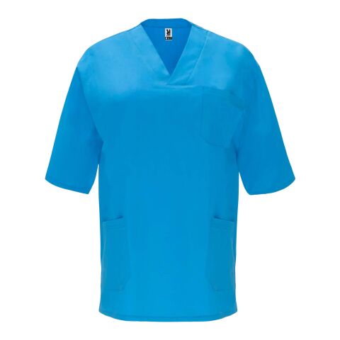 Haut de service unisexe à manches courtes Panacea de 160&nbsp;g/m2 Standard | Bleu danube | M | sans marquage | non disponible | non disponible | non disponible