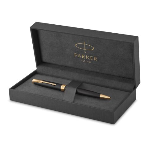 Parker Stylo à bille SONNET mat avec finitions en palladium doré