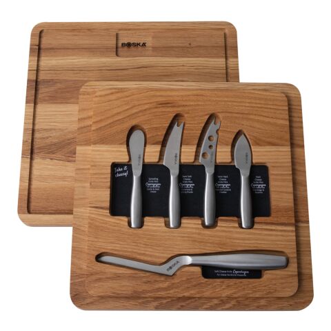 BOSKA Set à fromage Ultime, petit modèle, Copenhague marron-acier
