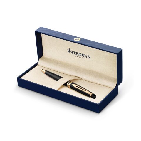 Waterman Stylo noir modèle EXPERT GT doré
