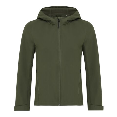 Veste femme soft shell en polyester recyclé Iqoniq Makalu vert | S | sans marquage | non disponible | non disponible | non disponible