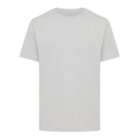 T-shirt coupe décontractée en coton recyclé Iqoniq Kakadu gris chiné | XL | sans marquage | non disponible | non disponible | non disponible