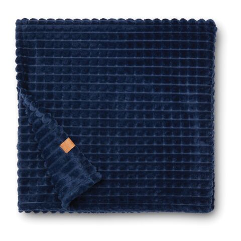VINGA Couverture en rPET GRS Branson bleu marine | sans marquage | non disponible | non disponible | non disponible