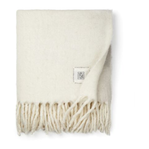 VINGA Plaid en laine mélangée Saletto blanc-beige | sans marquage | non disponible | non disponible | non disponible
