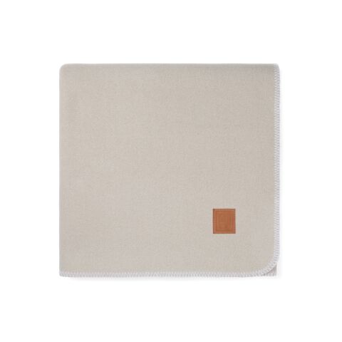 VINGA Couverture en rPET GRS Moulton beige-Gris Plume | sans marquage | non disponible | non disponible | non disponible