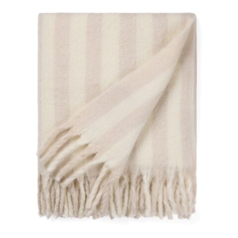 VINGA Couverture en laine GRS Lioro beige