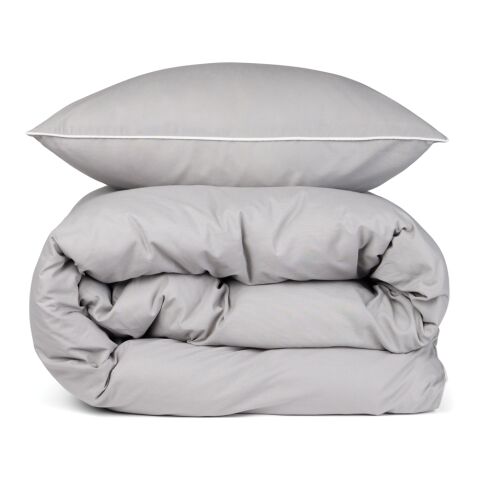 VINGA Marston Set de 4 pièces de lit en coton biologique OCS gris | sans marquage