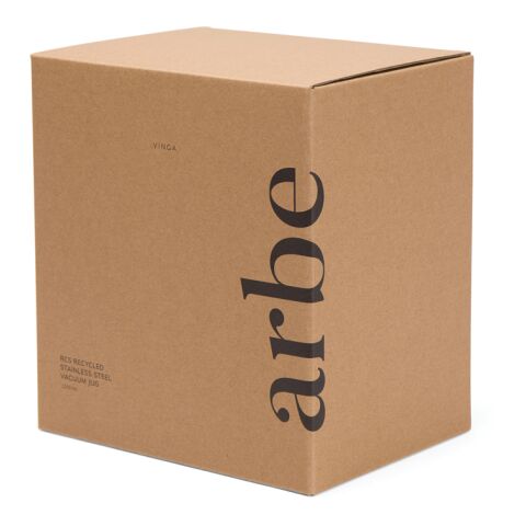 VINGA Pichet 1.2L en acier inoxydable recyclé RCS Arbe gris