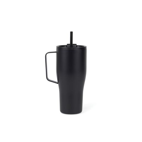 VINGA Bouteille isotherme 800ml en acier RCS Eos Voyager noir-noir | sans marquage | non disponible | non disponible