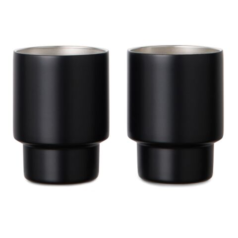 VINGA Set de 2 tasses en acier RCS Nagano noir | sans marquage | non disponible | non disponible