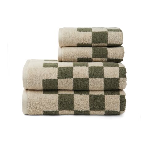 Vinga Elba Lot de 4 Serviettes en coton biologique OCS vert-gris | sans marquage | non disponible | non disponible | non disponible