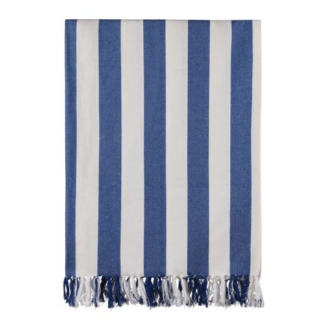 VINGA Serviette hammam GRS Ornos bleu-blanc | sans marquage | non disponible | non disponible | non disponible