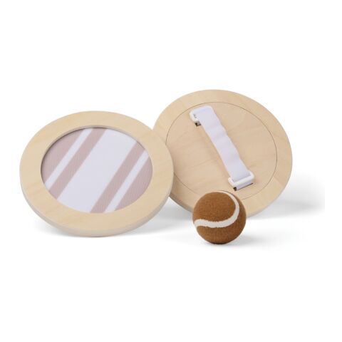 VINGA Jeu de raquettes scratch avec balle marron | sans marquage | non disponible | non disponible