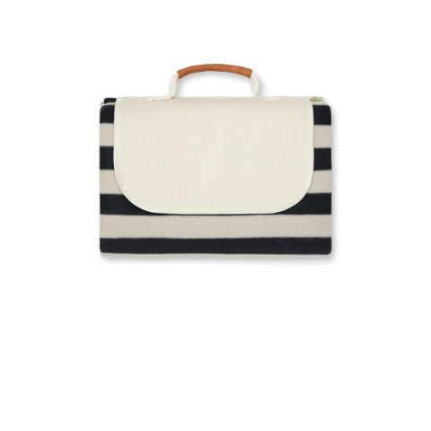 VINGA Petite couverture pique-nique en rPET GRS Alba noir | sans marquage | non disponible | non disponible | non disponible