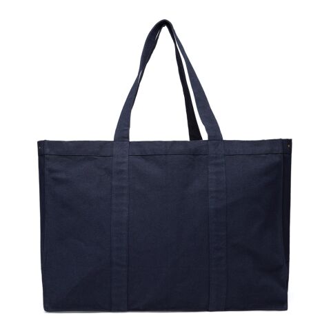 VINGA Grand tote bag en toile recyclée AWARE™ Hilo bleu marine | sans marquage | non disponible | non disponible | non disponible