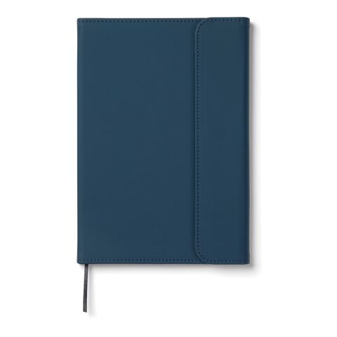 VINGA Carnet A5 en papier et PU certifié GRS Baltimore bleu marine
