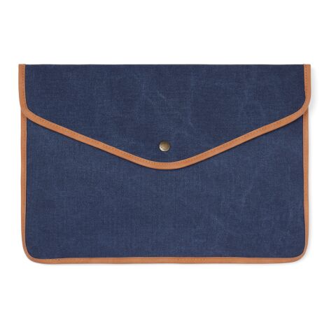 VINGA Bosler Housse ordinateur 14" en toile recyclée GRS bleu marin | sans marquage | non disponible | non disponible