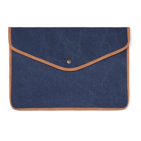 VINGA Bosler Housse ordinateur 16" en toile recyclée GRS bleu marin | sans marquage | non disponible | non disponible