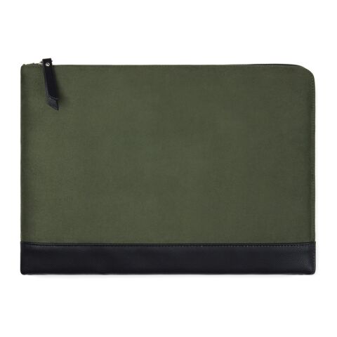 VINGA Pochette ordinateur 14" en polyester RCS Marlow vert-noir | sans marquage | non disponible | non disponible