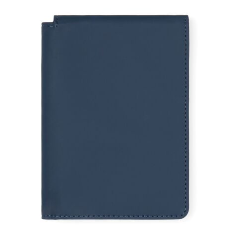VINGA Baltimore Etui passeport anti-RFID en PU recyclé RCS bleu marine | sans marquage | non disponible | non disponible
