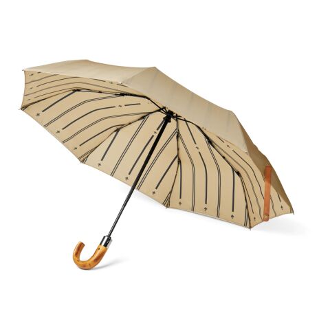 VINGA Parapluie 21&quot; automatique en rPET 190T AWARE™ marron | sans marquage | non disponible | non disponible