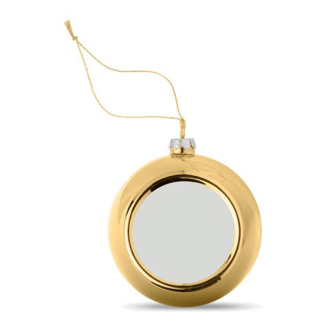 Boule de noël pour sublimation doré | sans marquage | non disponible | non disponible | non disponible