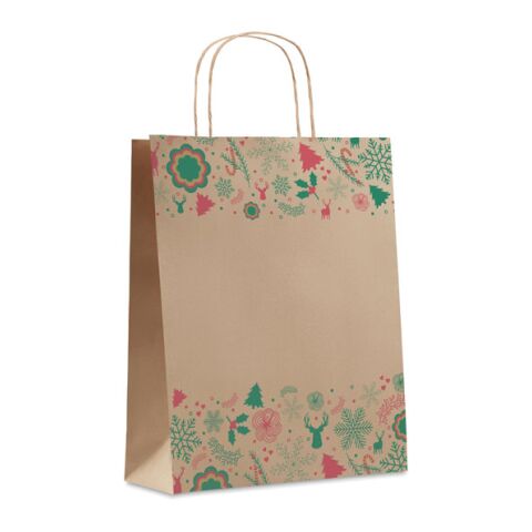Sac en papier cadeau moyen beige | sans marquage | non disponible | non disponible | non disponible